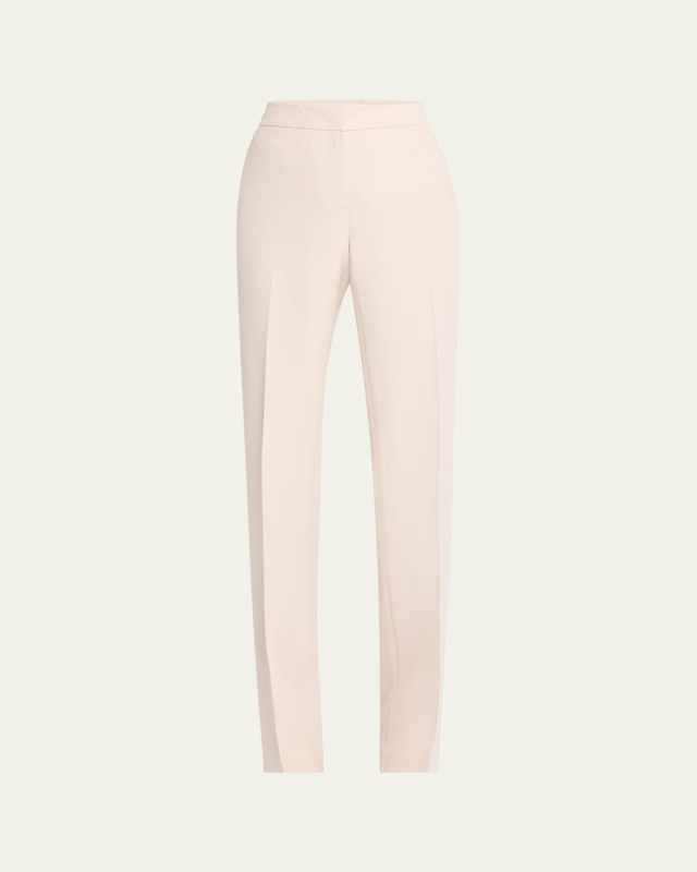 Barrow Straight-Leg Wool-Silk Pants